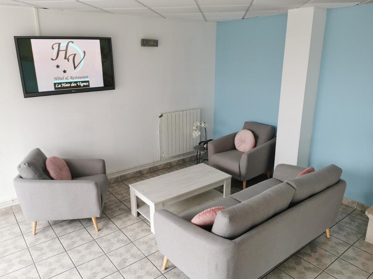 Logis Hotel- Restaurant La Haie Des Vignes Seminaires Et Evenementiel 얼레인 외부 사진